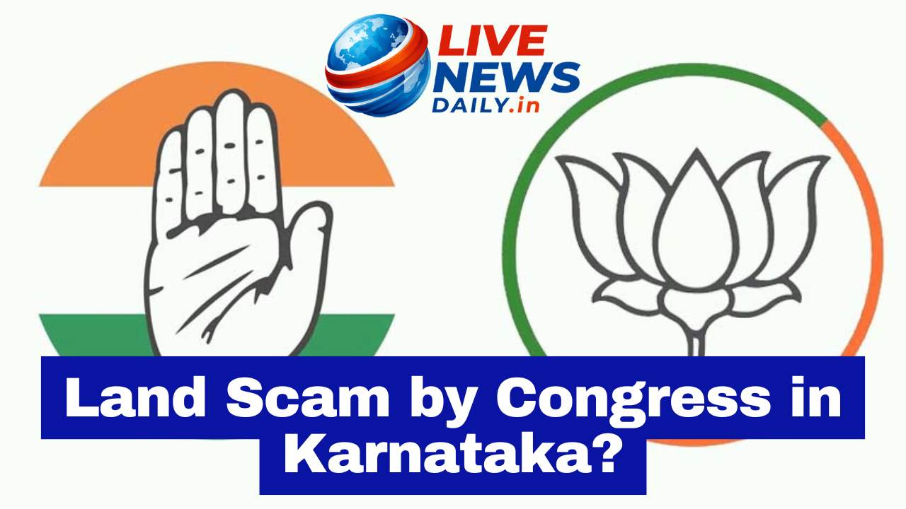 BJP Alleges Congress Govt Allotted Publi...